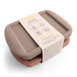 Filibabba Frysebakke til babymad 4x65 ml - 2-pak - Rose Mix- Madopbevaring