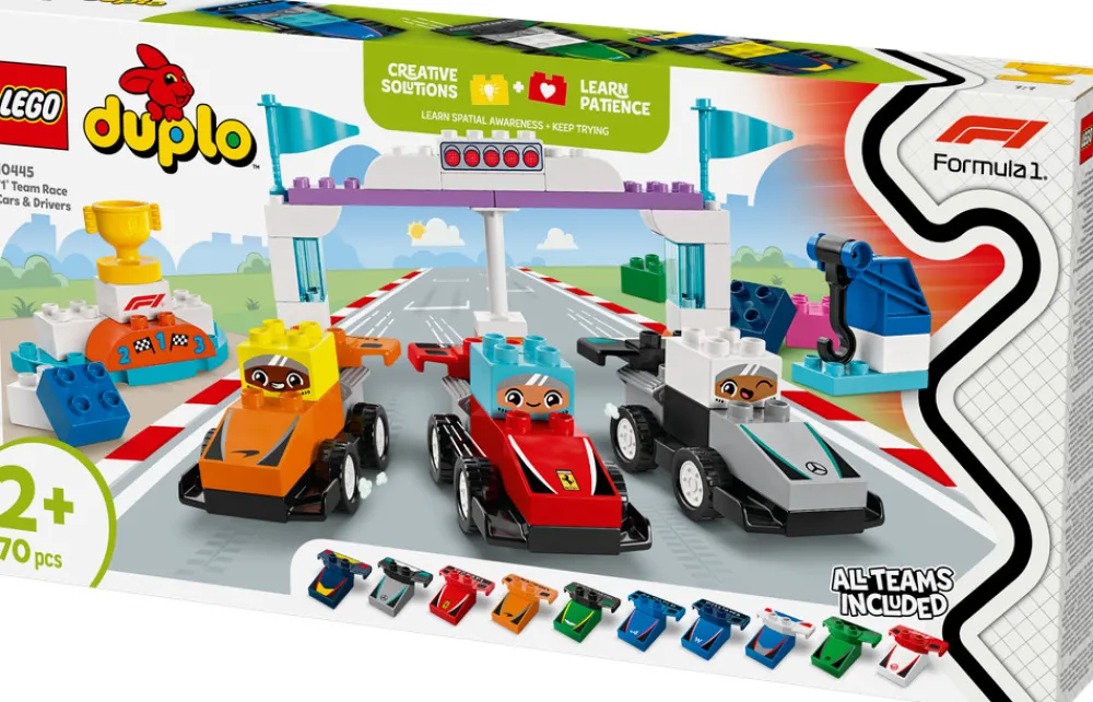 LEGO Duplo F1-teams med racerbiler og kørere 10445- Lego