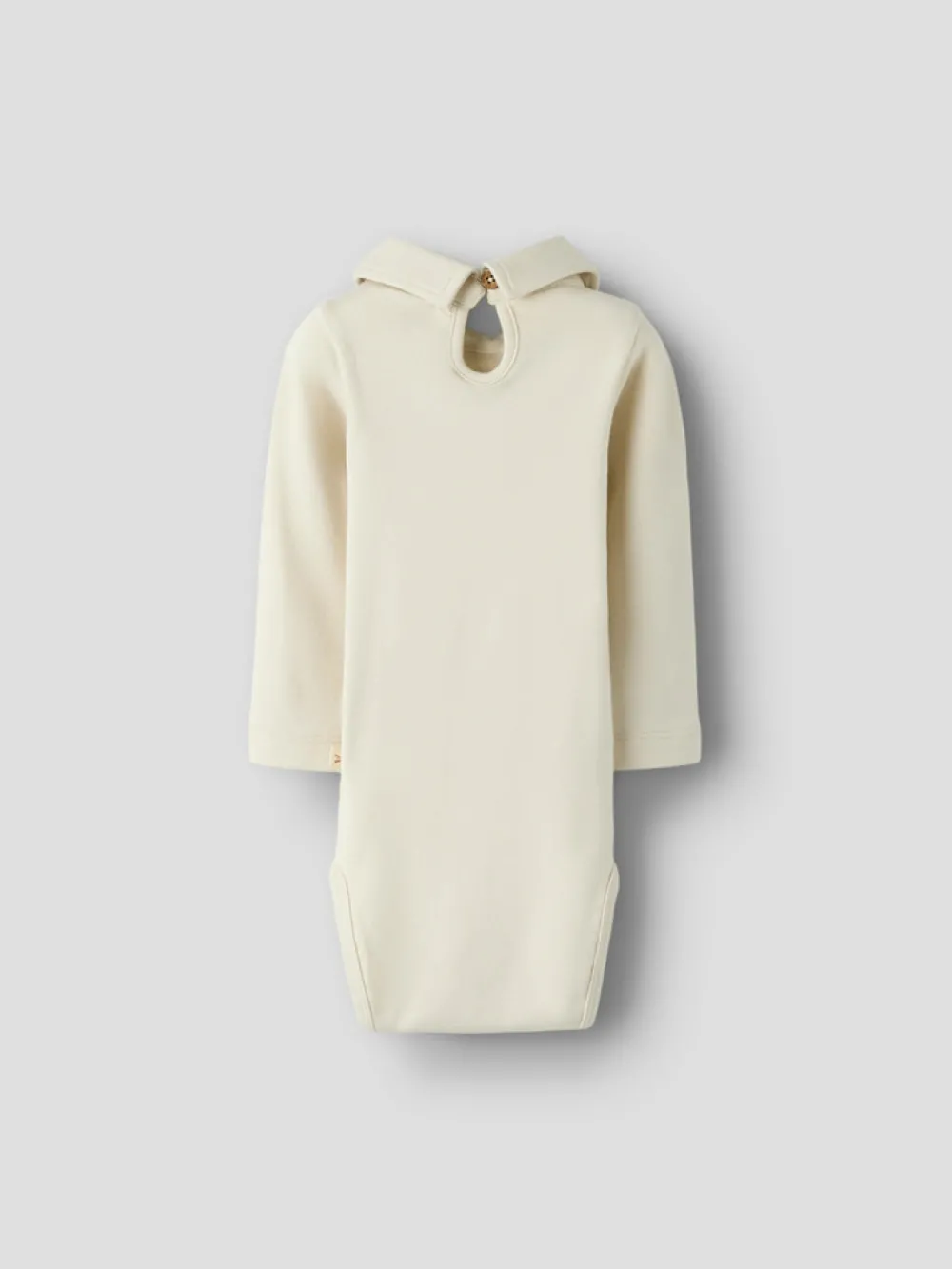 Lil' Atelier Fundo Lup Langærmet Body - Turtledove- Juletøj|Bodystocking Langærmet