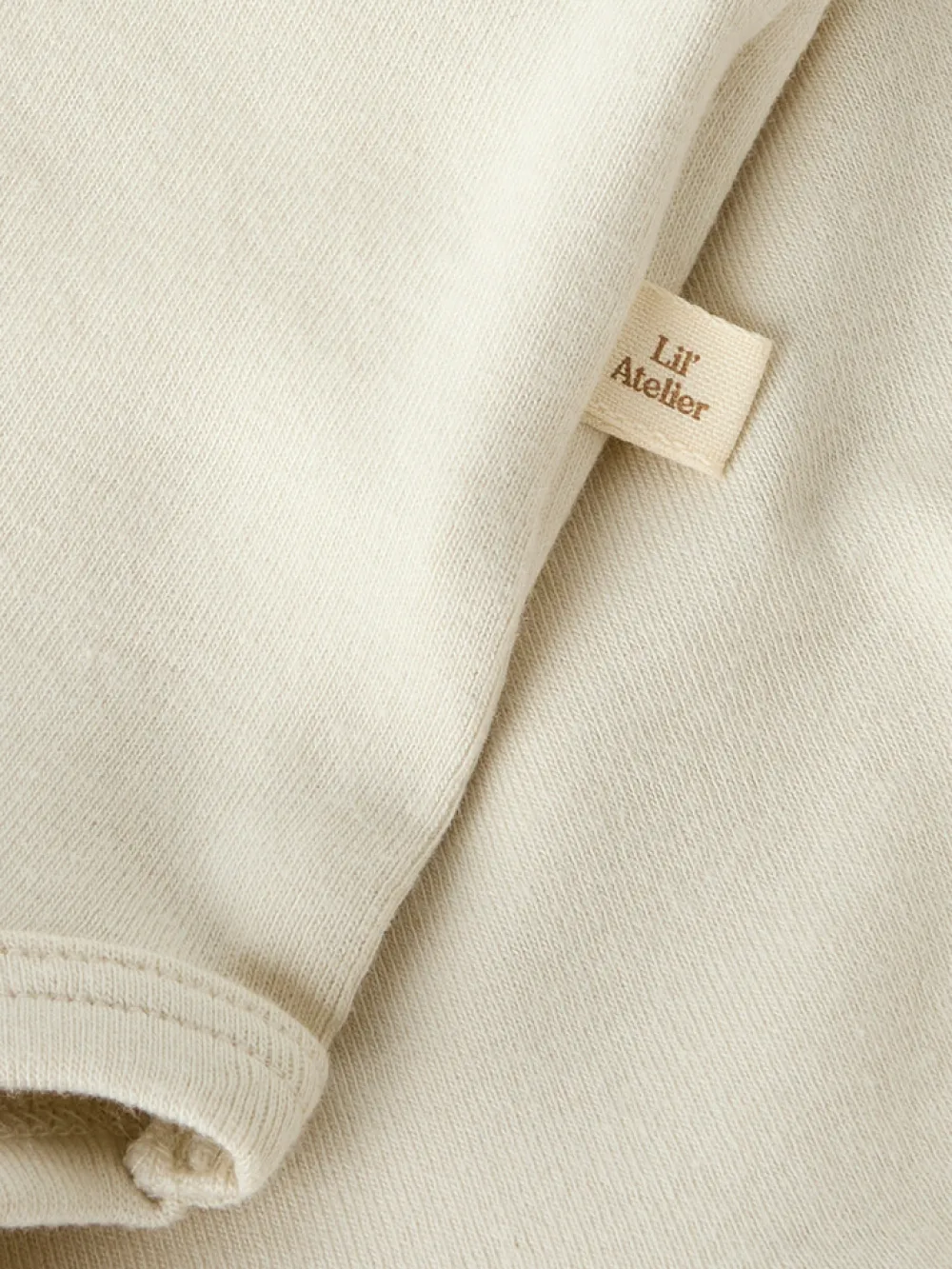 Lil' Atelier Fundo Lup Langærmet Body - Turtledove- Juletøj|Bodystocking Langærmet