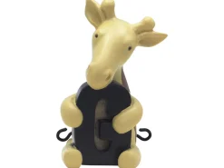 Kids By Friis G bogstav med giraf til navnetog-Børn Fødselsdagstoge