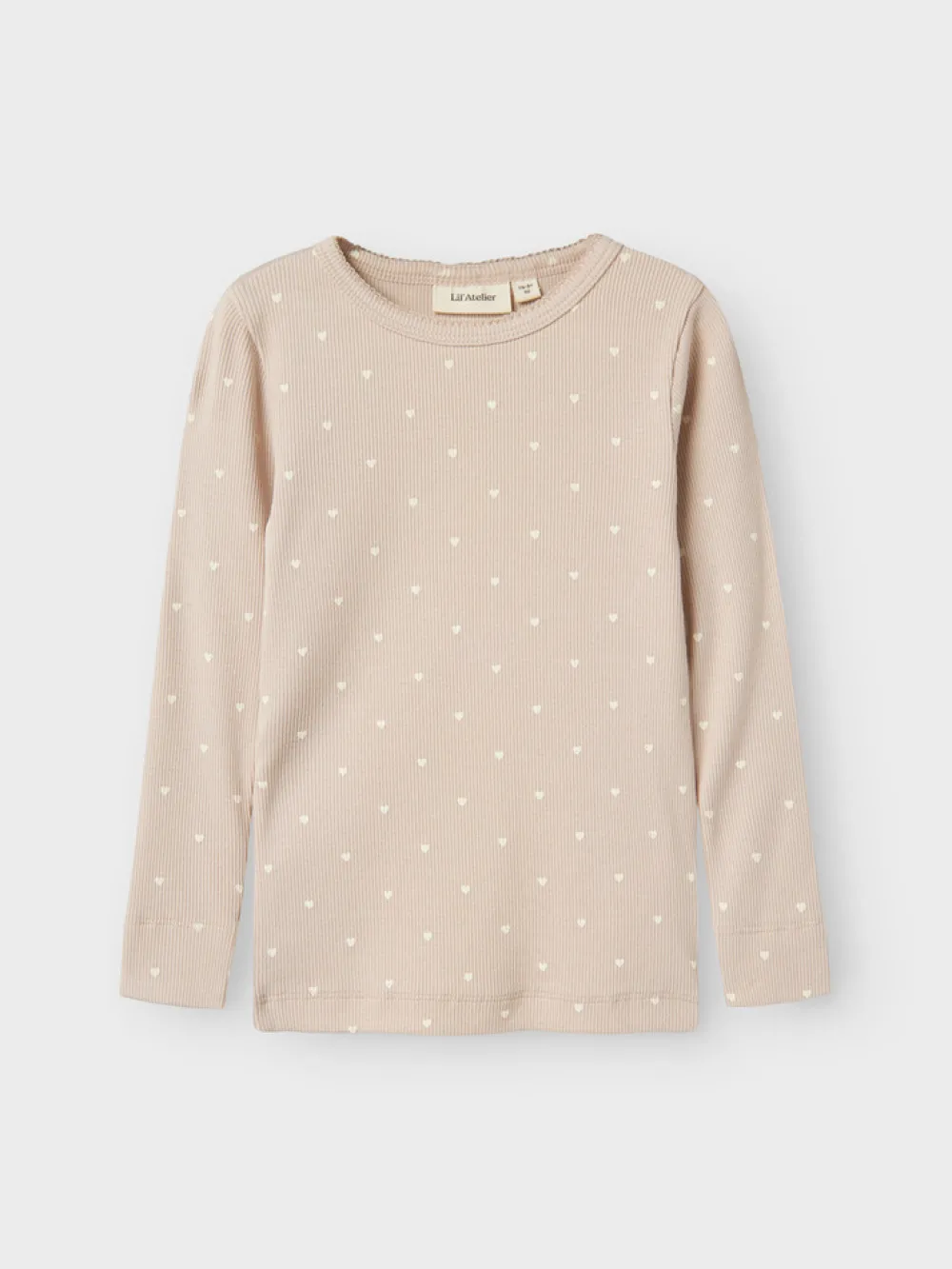 Lil' Atelier Gago langærmet slim top noos - GRAY MORNING- Bluser