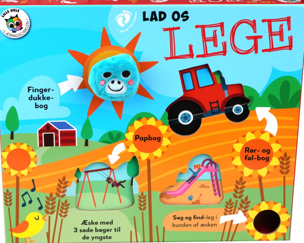 Gaveæske - Lad os lege- Røre- & Følebøger