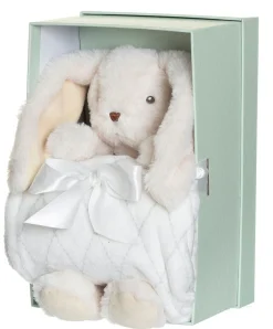 Teddykompaniet Gaveæske, plysdyr kanin Svea, hvid 30 cm-Børn Tæpper|Bamser