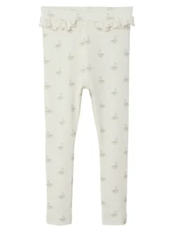 Lil' Atelier Gavo Efi Leggings - Pastel Parchment- Leggings