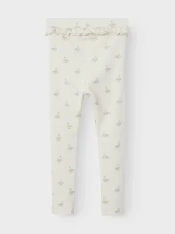 Lil' Atelier Gavo Efi Leggings - Pastel Parchment- Leggings