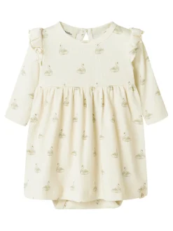 Lil' Atelier Gavo Ege Bodykjole - Pastel Parchment- Kjoler