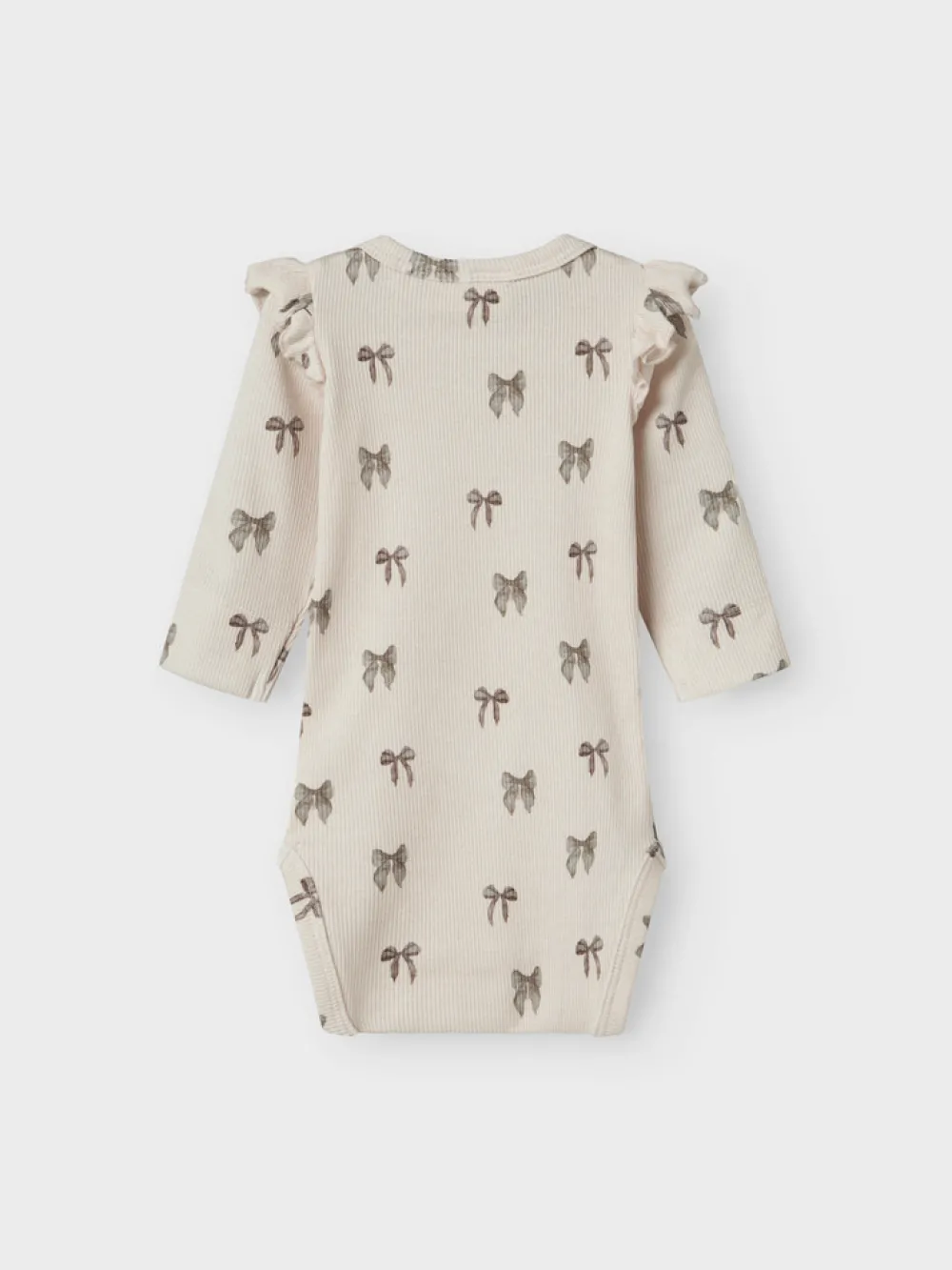 Lil' Atelier Gavo ls slim body - Silver Peo- Bodystocking Langærmet