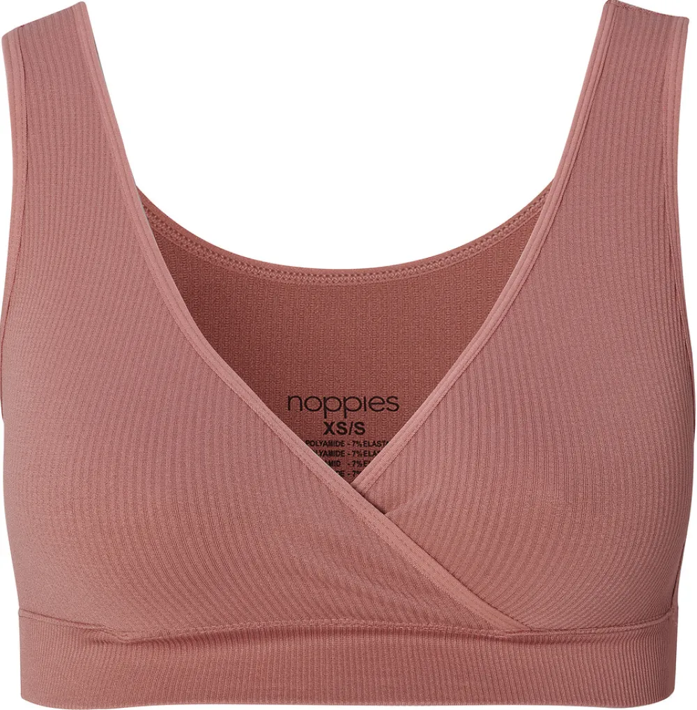 NOPPIES Gayla Sømløs Ammetop - Burlwood- Amme Bh'Er