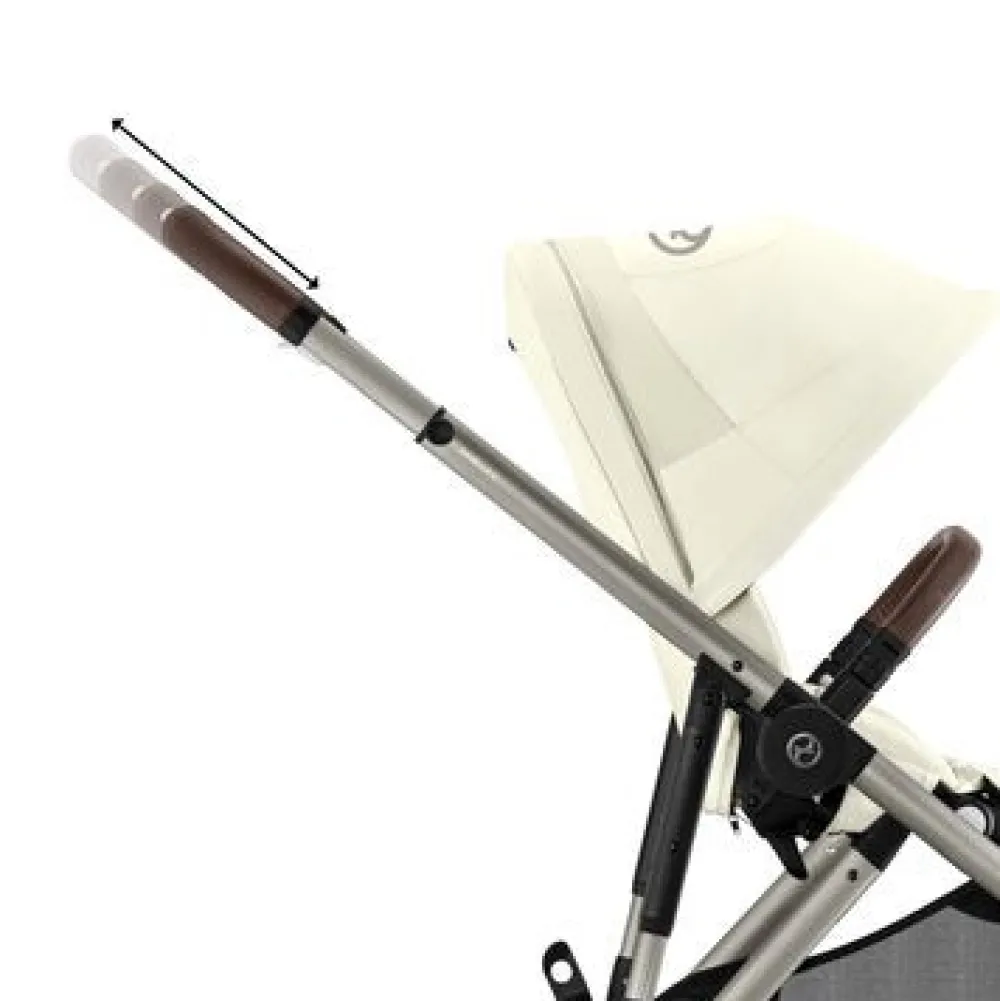 Cybex Gazelle S - Seashell Beige- Klapvogne Med Flade Sæder|Søskende/Tvillingevogne