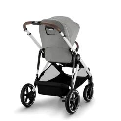Cybex Gazelle S - Stone Grey- Søskende/Tvillingevogne|Klapvogne Med Flade Sæder
