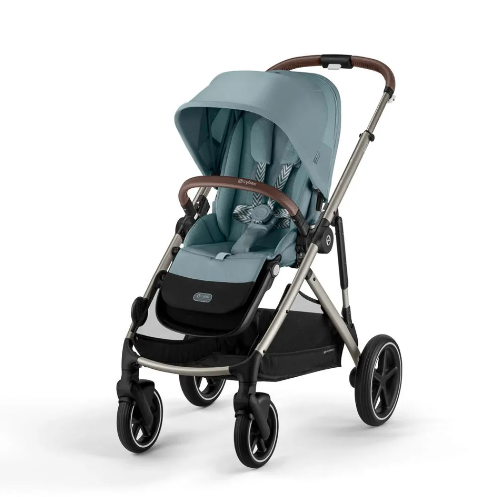 Cybex Gazelle S - Stormy Blue- Søskende/Tvillingevogne|Klapvogne Med Flade Sæder