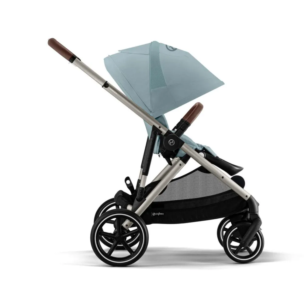 Cybex Gazelle S - Stormy Blue- Søskende/Tvillingevogne|Klapvogne Med Flade Sæder