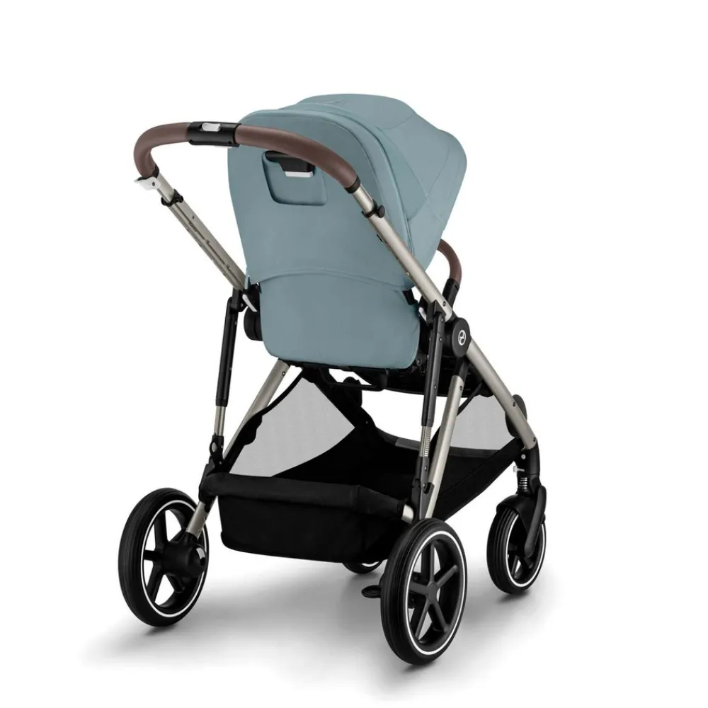 Cybex Gazelle S - Stormy Blue- Søskende/Tvillingevogne|Klapvogne Med Flade Sæder