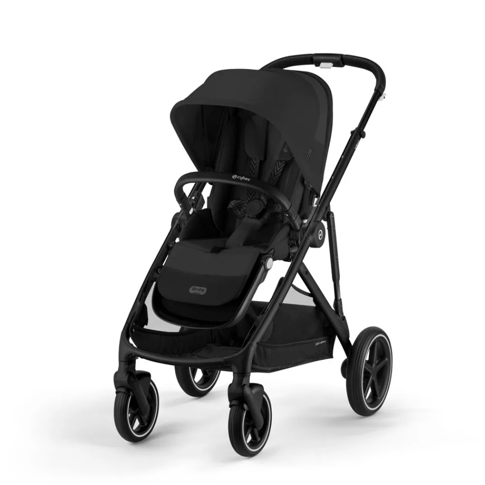 Cybex Gazelle S kombivogn - Moon Black- Kombivogne Med Flade Sæder