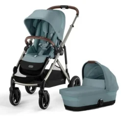 Cybex Gazelle S kombivogn - Stormy blue- Kombivogne Med Flade Sæder