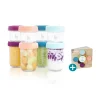 Babymoov Glas madbøtter - 4x 100ml & 4x 220ml- Madopbevaring