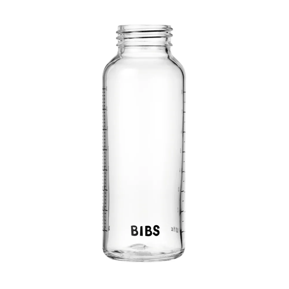 BIBS Glass baby bottle body 240 ml- Sutteflasker