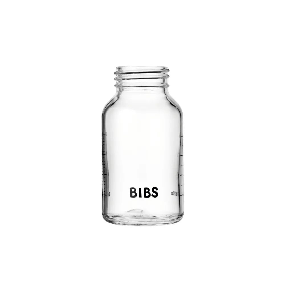 BIBS Glass baby bottle body 120 ml- Sutteflasker