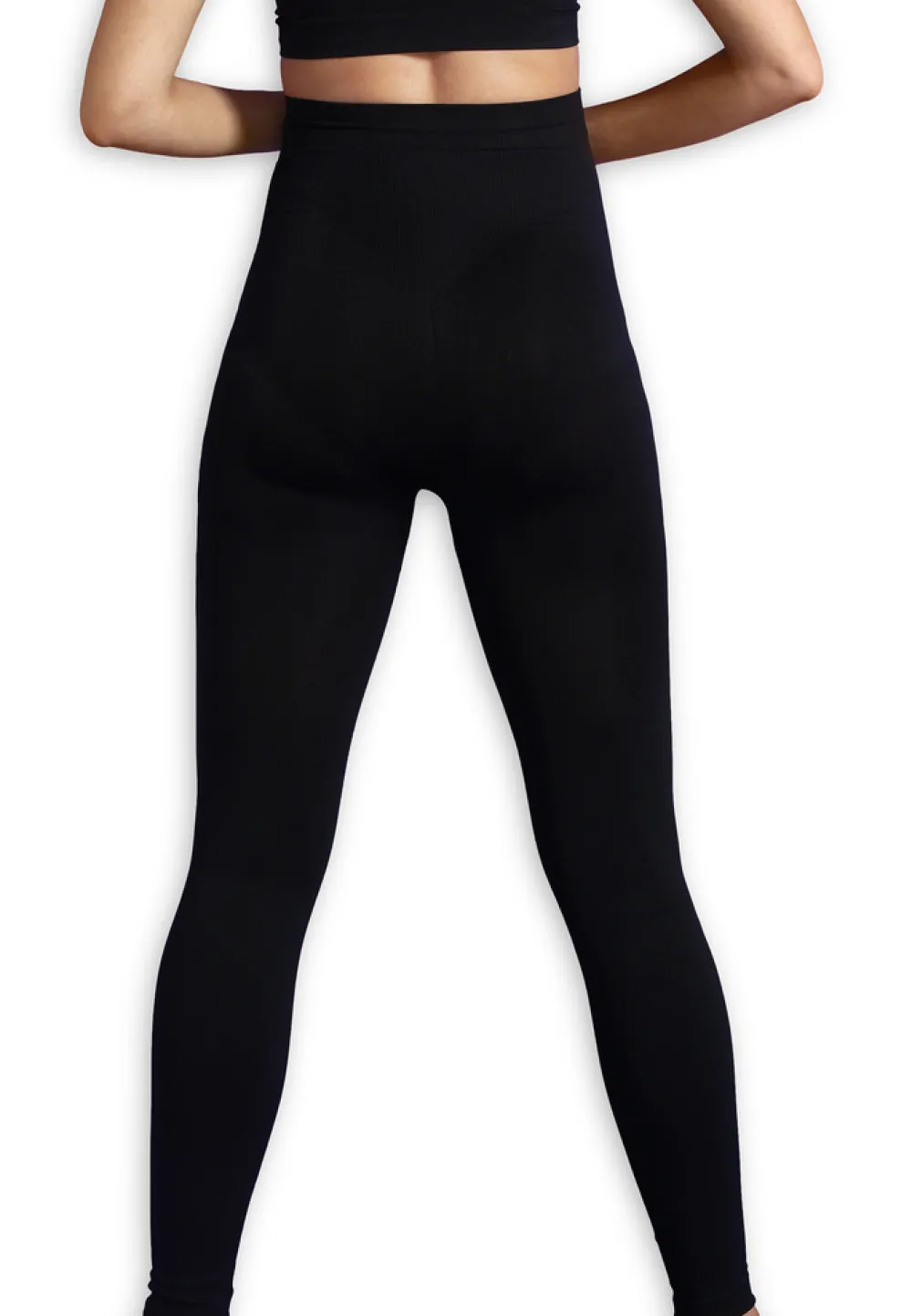 Carriwell Graviditets leggings m. støtte (Recycled) sort l- Leggings/Strømpebukser