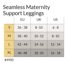 Carriwell Graviditets leggings m. støtte (Recycled) sort l- Leggings/Strømpebukser