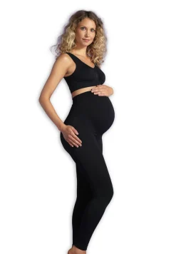 Carriwell Graviditets leggings m. støtte (Recycled) sort m- Leggings/Strømpebukser