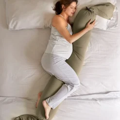 bbhugme Graviditets- og Ammepude - dusty olive-Børn Graviditetspuder|Graviditets- & Ammepuder