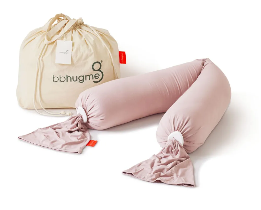 bbhugme Graviditets- og Ammepude - dusty pink-Børn Graviditetspuder|Graviditets- & Ammepuder
