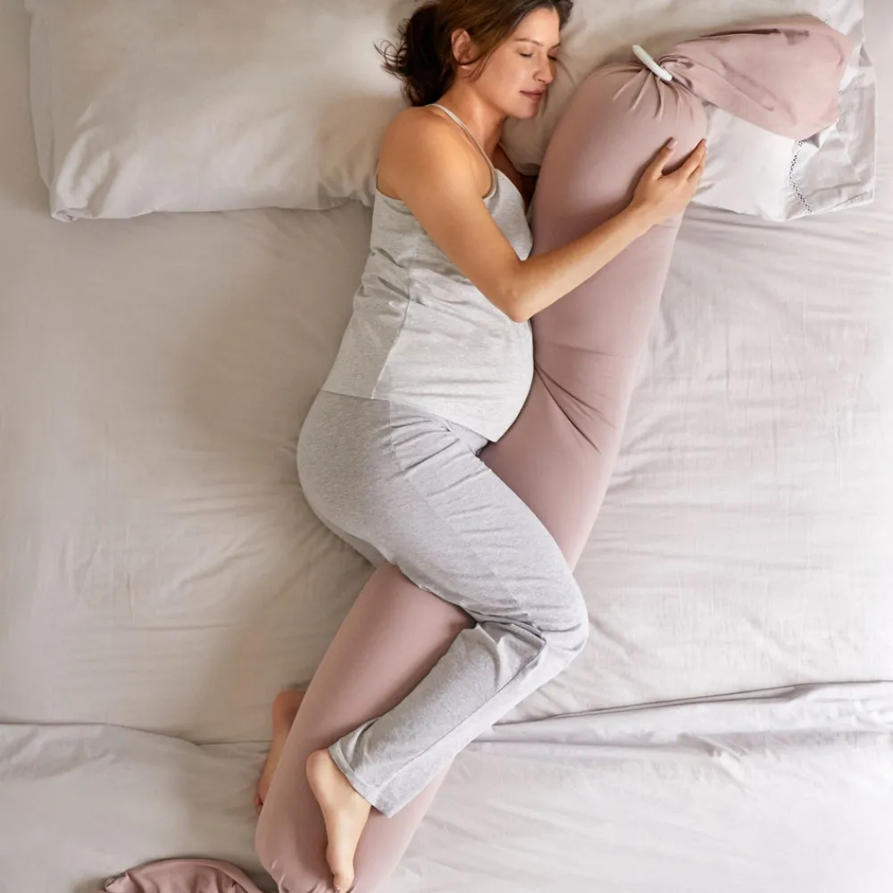 bbhugme Graviditets- og Ammepude - dusty pink-Børn Graviditetspuder|Graviditets- & Ammepuder