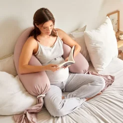 bbhugme Graviditets- og Ammepude - dusty pink-Børn Graviditetspuder|Graviditets- & Ammepuder