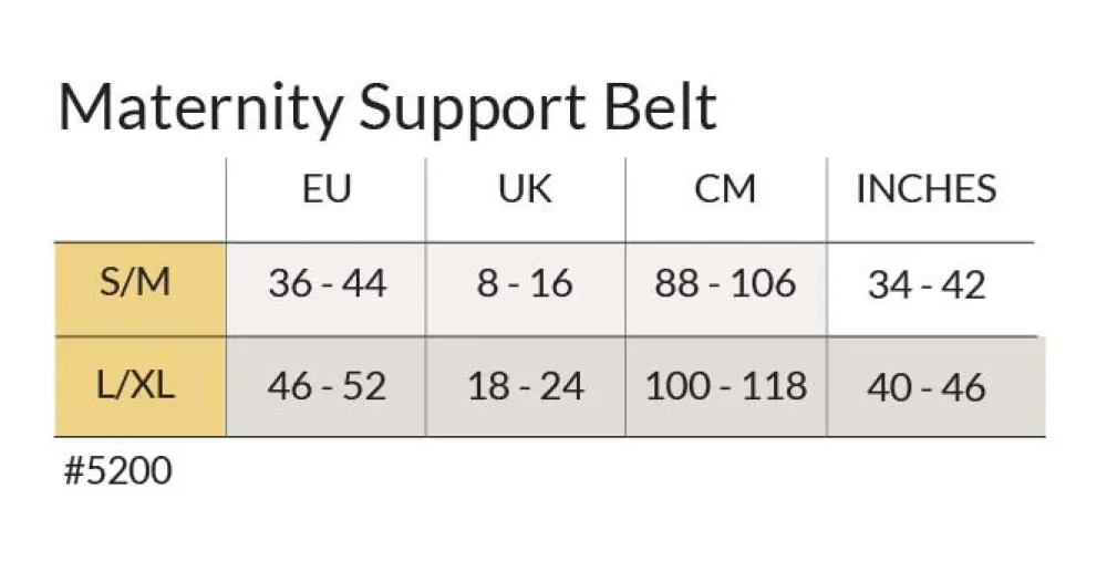 Carriwell Graviditets støttebælte, sort S/M- Accessories