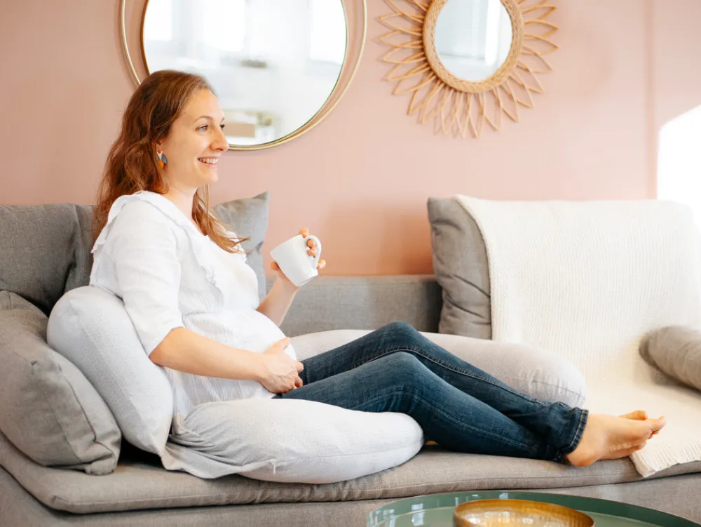 Babymoov Graviditetspude XXL - Mineral grå-Børn Graviditetspuder|Ammepuder