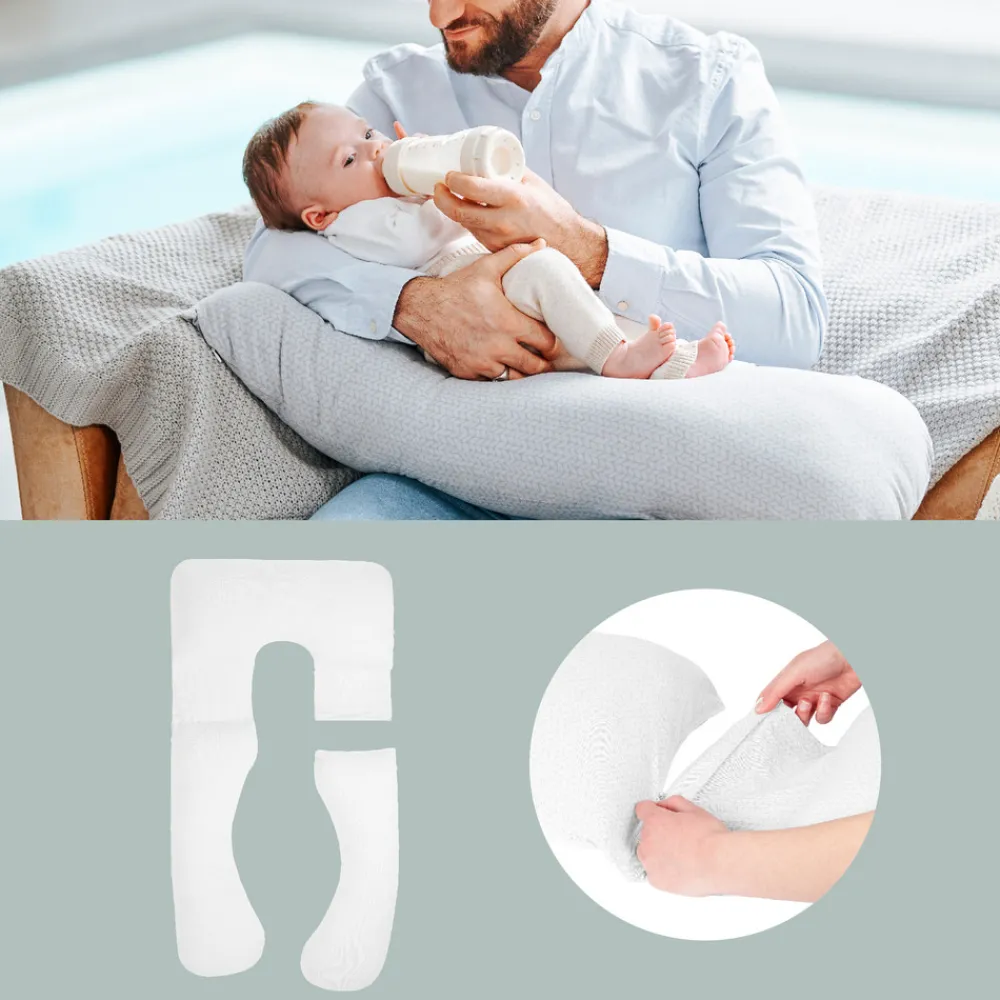 Babymoov Graviditetspude XXL - Mineral grå-Børn Graviditetspuder|Ammepuder