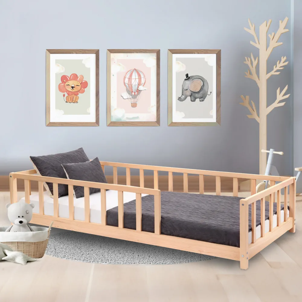 Kukka Gulvseng, 90x200 cm.-Børn Juniorsenge