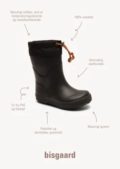 Bisgaard Gummistøvle, Vinter Termo - 20 blue- Lange Termostøvler