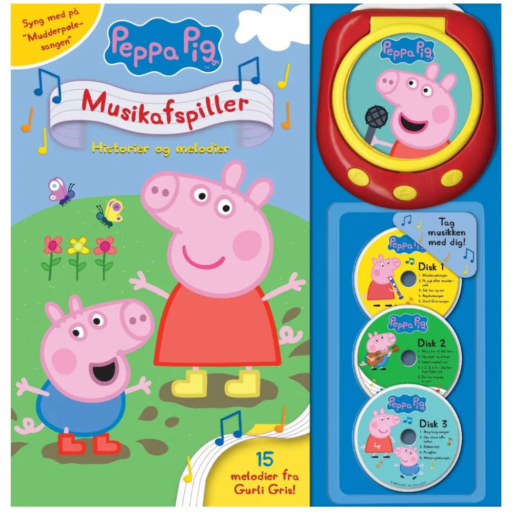 Alvilda Gurli Gris musikafspiller-Historier og melodier- Bøger Med Lyd