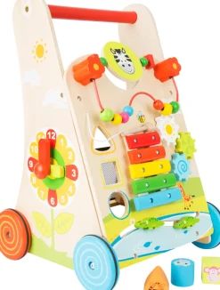 SMALL FOOT Gåvogn - Blomster Eng- Gåvogne & Aktivitetsborde