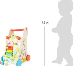 SMALL FOOT Gåvogn - Blomster Eng- Gåvogne & Aktivitetsborde