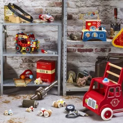 Vilac Gåvogn - Brandbil- Gåvogne & Aktivitetsborde