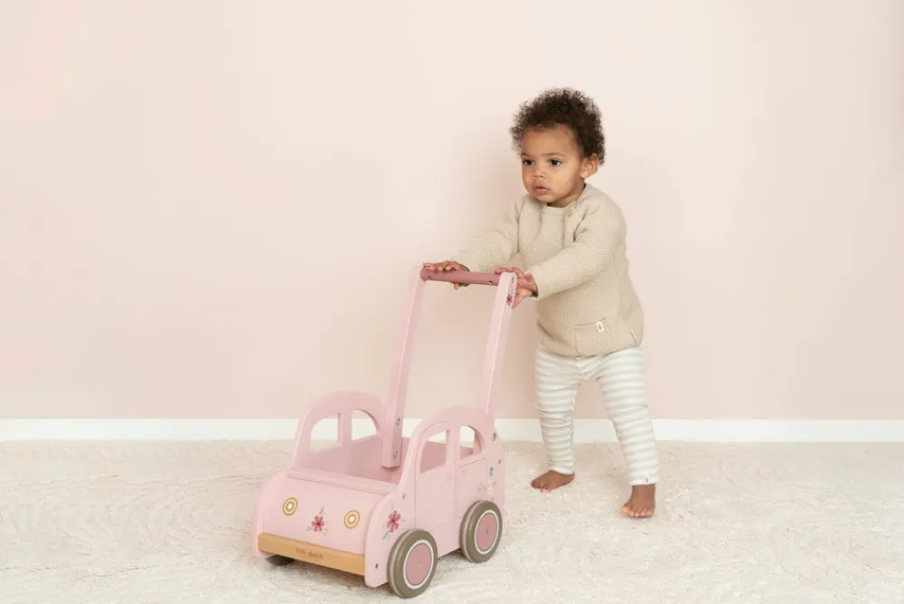 Little Dutch Gåvogn - Pink- Gåvogne & Aktivitetsborde