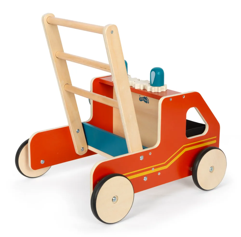 SMALL FOOT Gåvogn Brandbil- Gåvogne & Aktivitetsborde