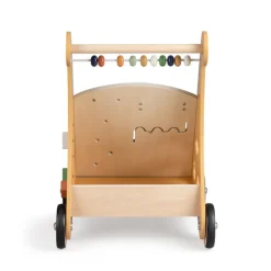 Sebra Gåvogn m/aktiviteter, træ, Wildlife- Gåvogne & Aktivitetsborde