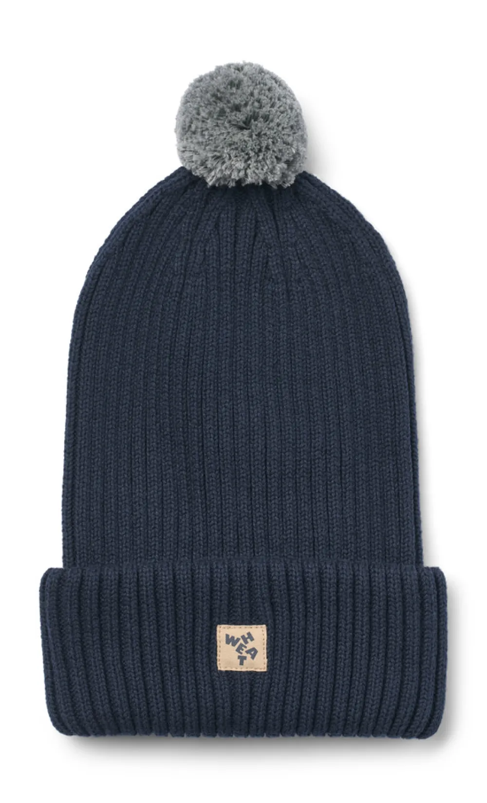 Wheat Habar Strikket Hue - Ink melange- Elefanthuer & Huer