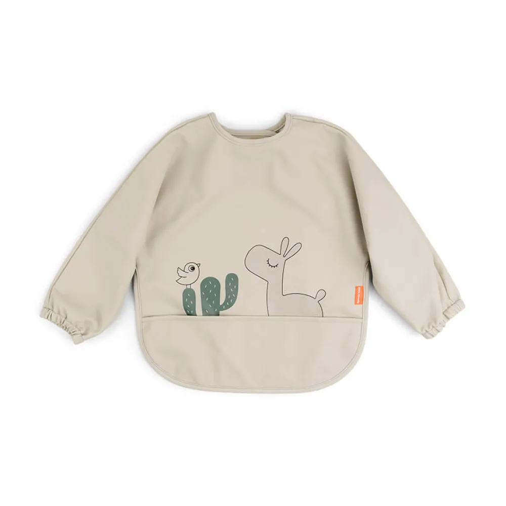 Done By Deer Hagesmæk m/ærmer og lomme - lalee sand- Hagesmække