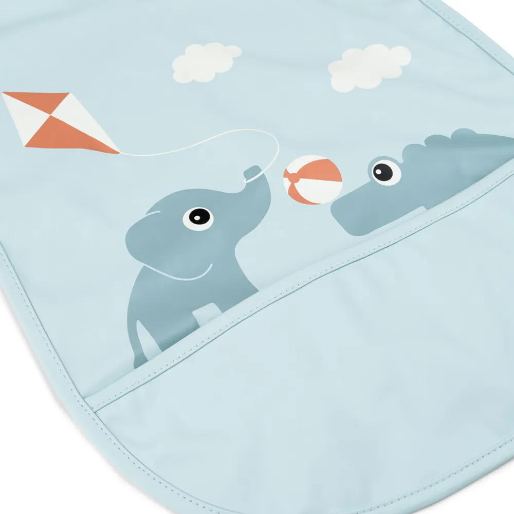 Done By Deer Hagesmæk m/Velcro Playground Blå- Hagesmække