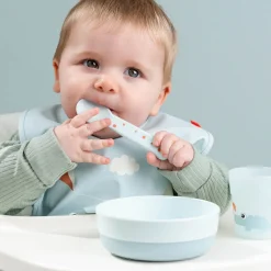 Done By Deer Hagesmæk m/Velcro Playground Blå- Hagesmække