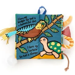 JellyCat Halebog, kæledyrshaler- Røre- & Følebøger