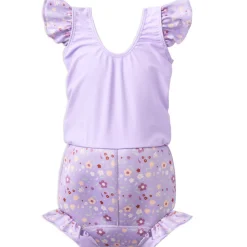 Splash About Happy nappy costume - Lilac spring- Badedragter & Bikinier|Blebadebukser