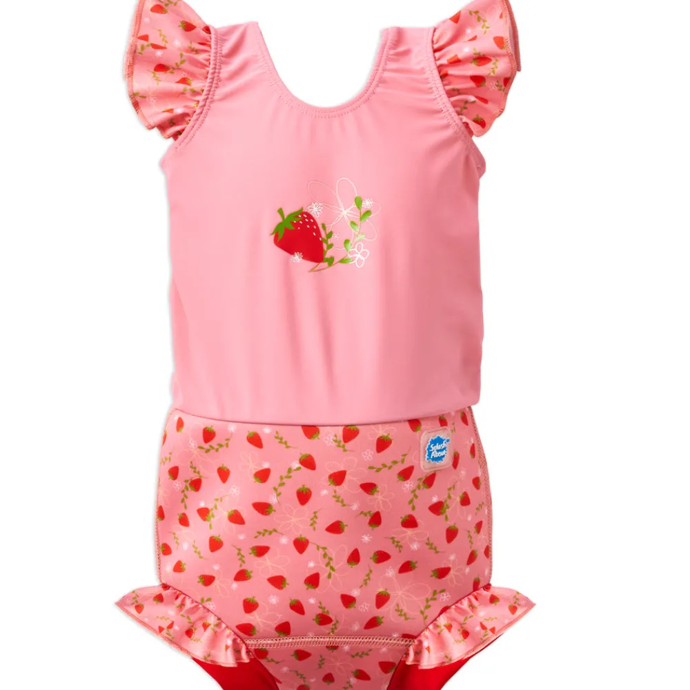Splash About Happy nappy costume - Strawberry field- Blebadebukser|Badedragter & Bikinier