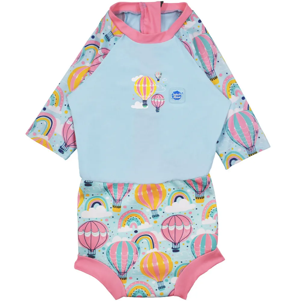 Splash About Happy nappy sunsuit - Up & Away Pink- Blebadebukser|Badedragter & Bikinier
